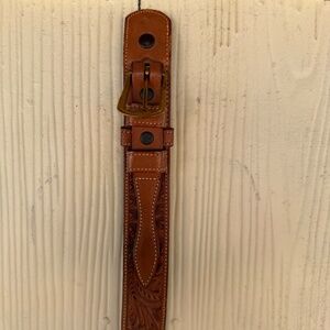 Texas Ranger by Tex Tan Tooled Cowhide Belt